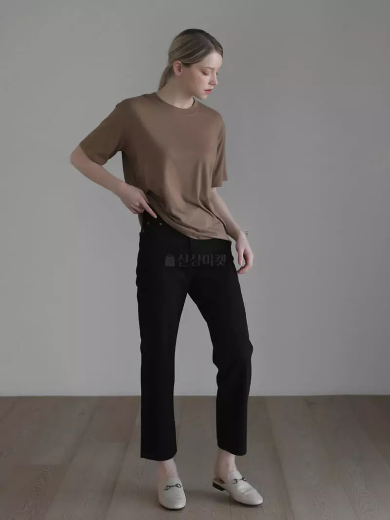 Vert Neuf - Korean Women Fashion - #shopsmall - Days Black Jeans - 12
