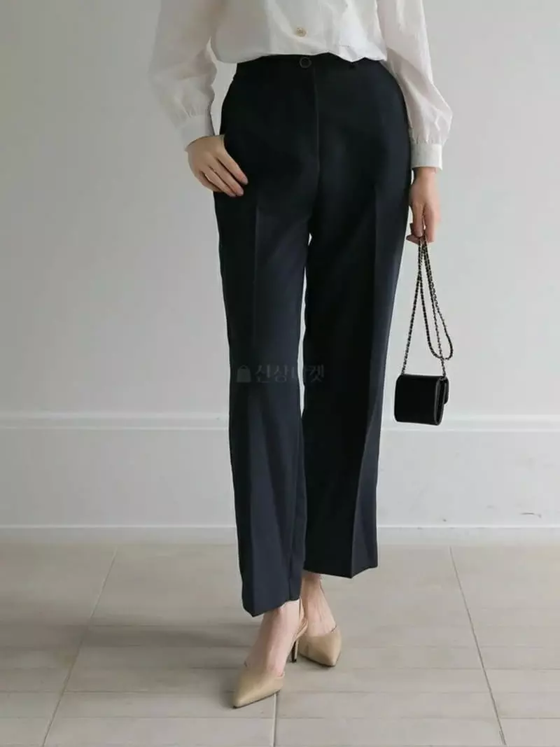 Vert Neuf - Korean Women Fashion - #womensfashion - Canu Straight Pants - 12