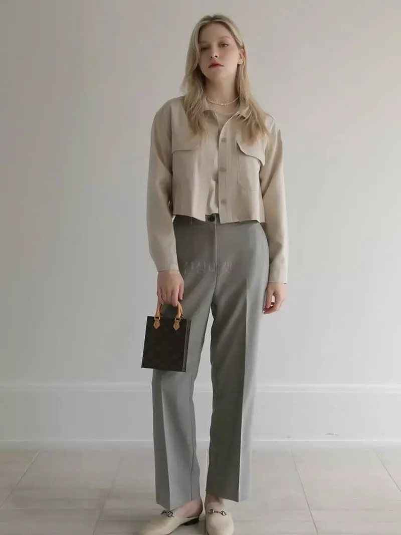 Vert Neuf - Korean Women Fashion - #womensfashion - Canu Straight Pants - 6