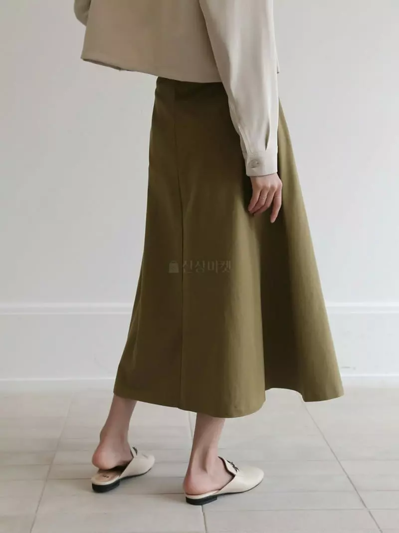 Vert Neuf - Korean Women Fashion - #womensfashion - Chino Plare Skirt - 11