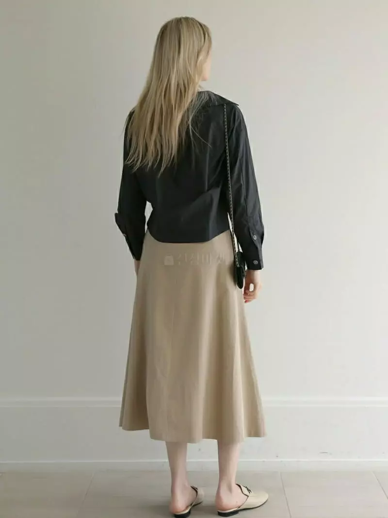 Vert Neuf - Korean Women Fashion - #womensfashion - Chino Plare Skirt - 7