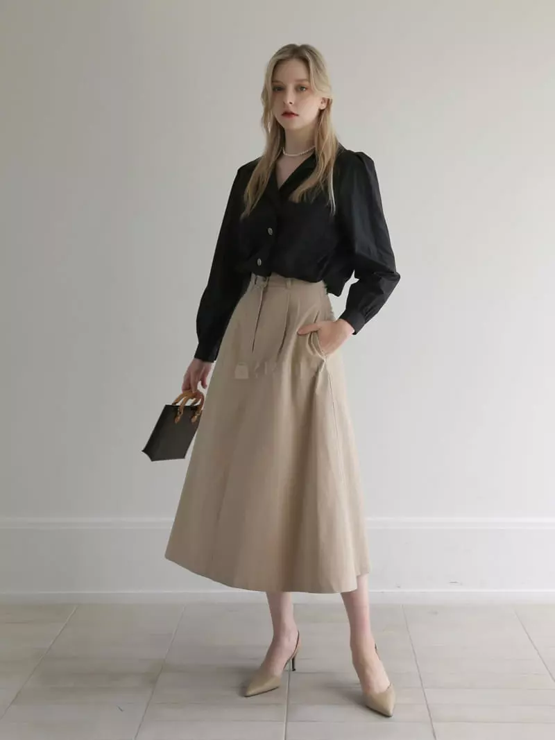 Vert Neuf - Korean Women Fashion - #womensfashion - Ov Inta Blouse - 11