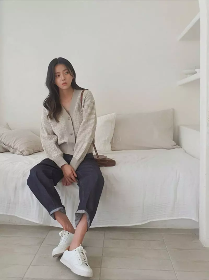 Vert Neuf - Korean Women Fashion - #womensfashion - Sen V Cardigan - 5