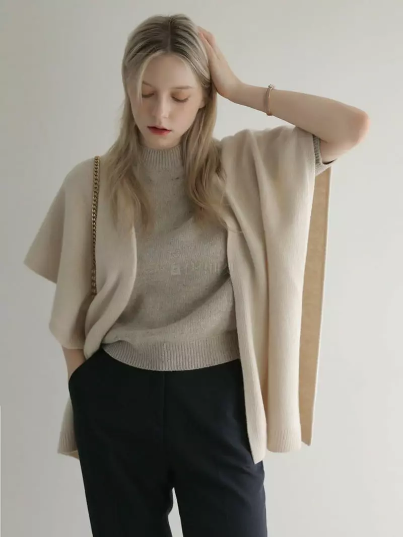 Vert Neuf - Korean Women Fashion - #womensfashion - V Cash Shawl Muffler - 11
