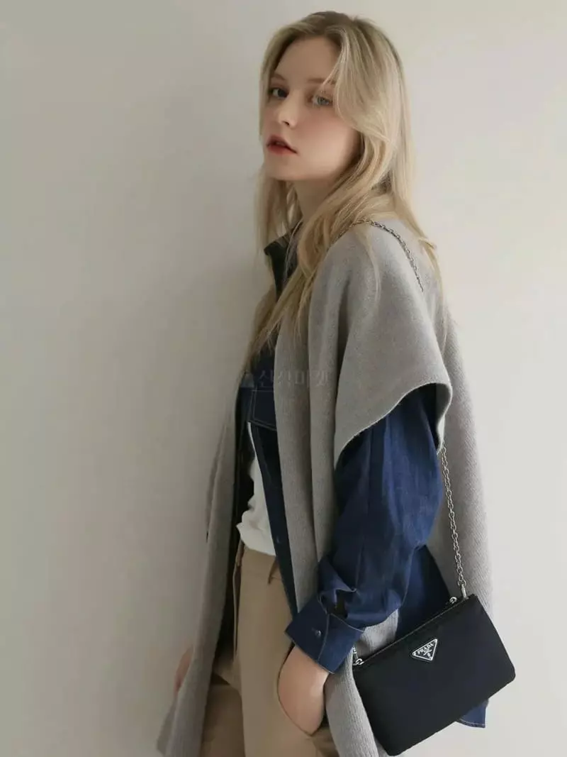 Vert Neuf - Korean Women Fashion - #womensfashion - V Cash Shawl Muffler - 5