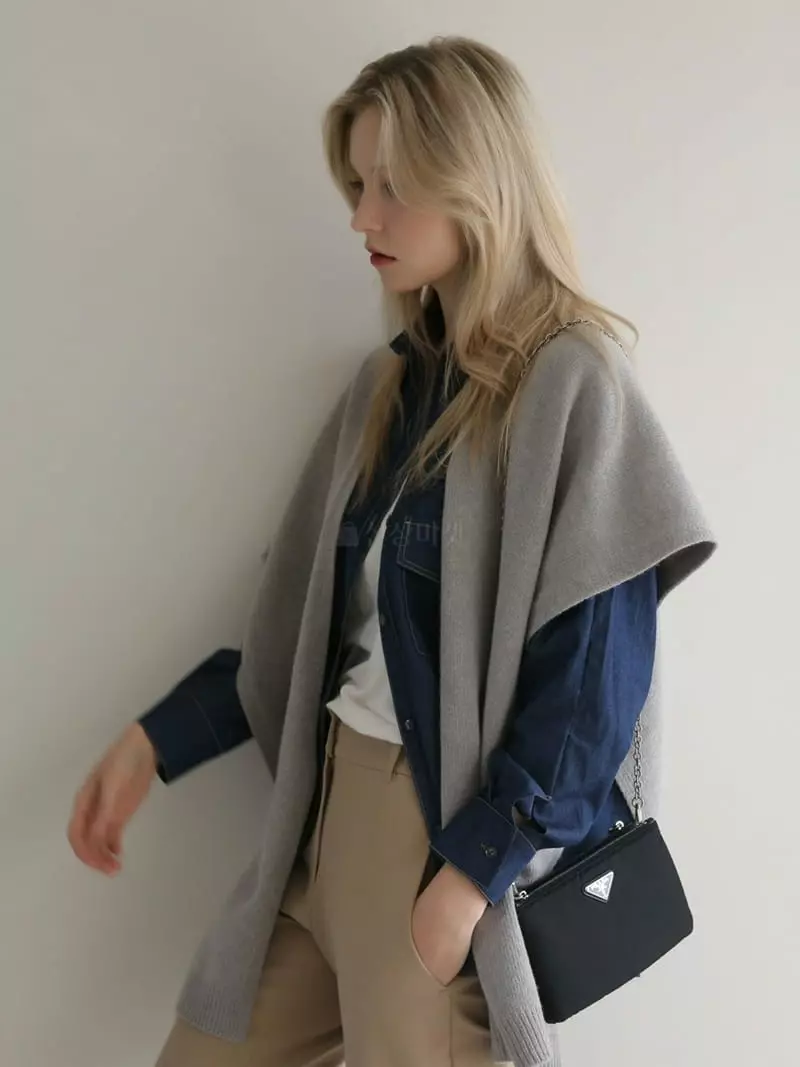 Vert Neuf - Korean Women Fashion - #womensfashion - V Cash Shawl Muffler - 7