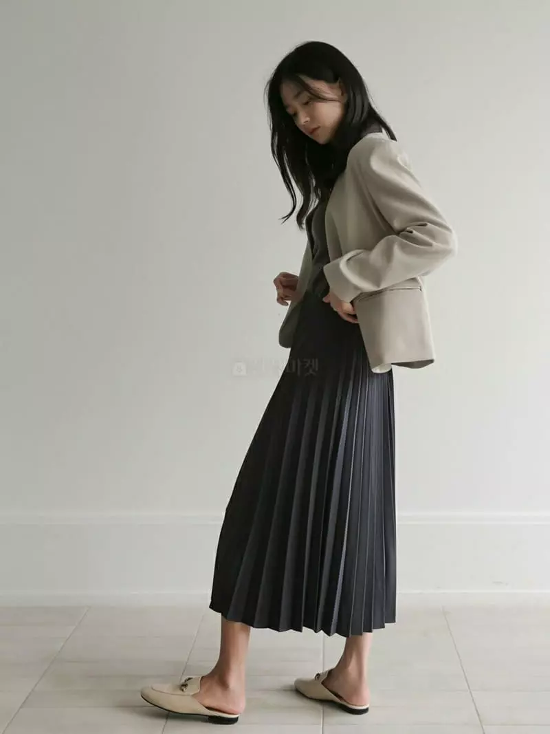 Vert Neuf - Korean Women Fashion - #womensfashion - Bear No Collar Jacket - 7