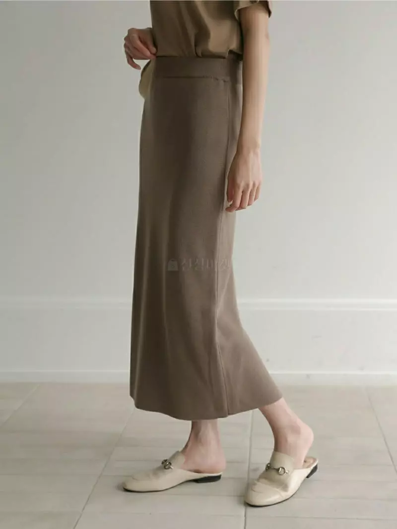 Vert Neuf - Korean Women Fashion - #womensfashion - Mano Knit Skirt - 2