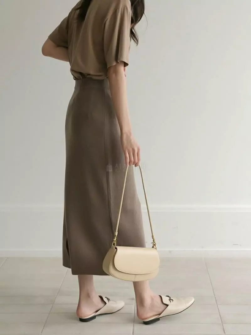 Vert Neuf - Korean Women Fashion - #momslook - Mano Knit Skirt - 4