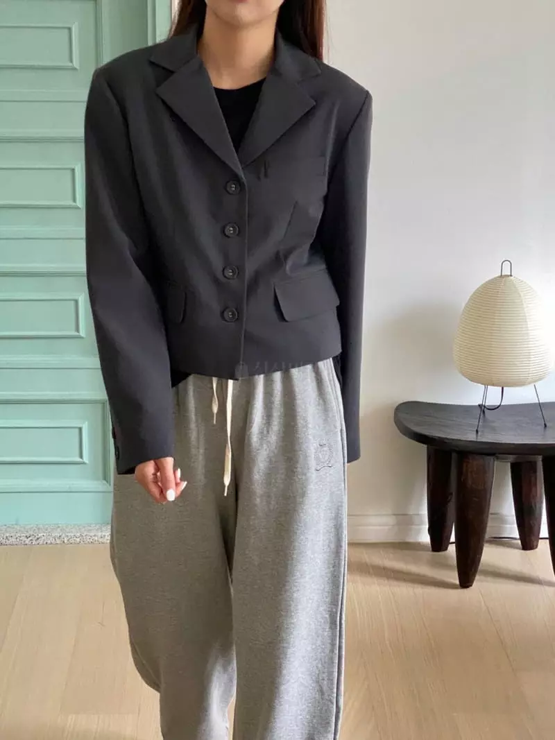 Very - Korean Women Fashion - #momslook - 4 Button Jacket - 3