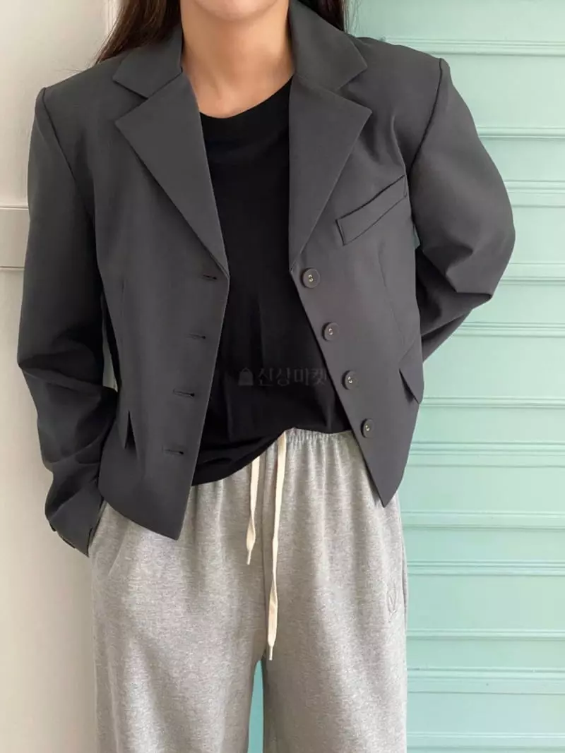 Very - Korean Women Fashion - #momslook - 4 Button Jacket - 9