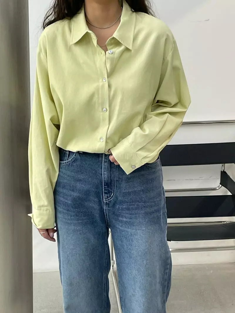 Very - Korean Women Fashion - #momslook - Deep Chick Shirt - 3