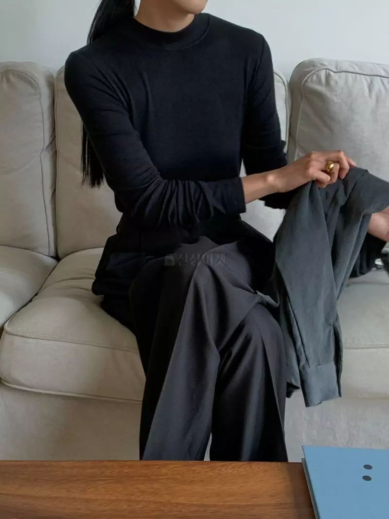 Very - Korean Women Fashion - #momslook - Marcaroon Tencel Tee
