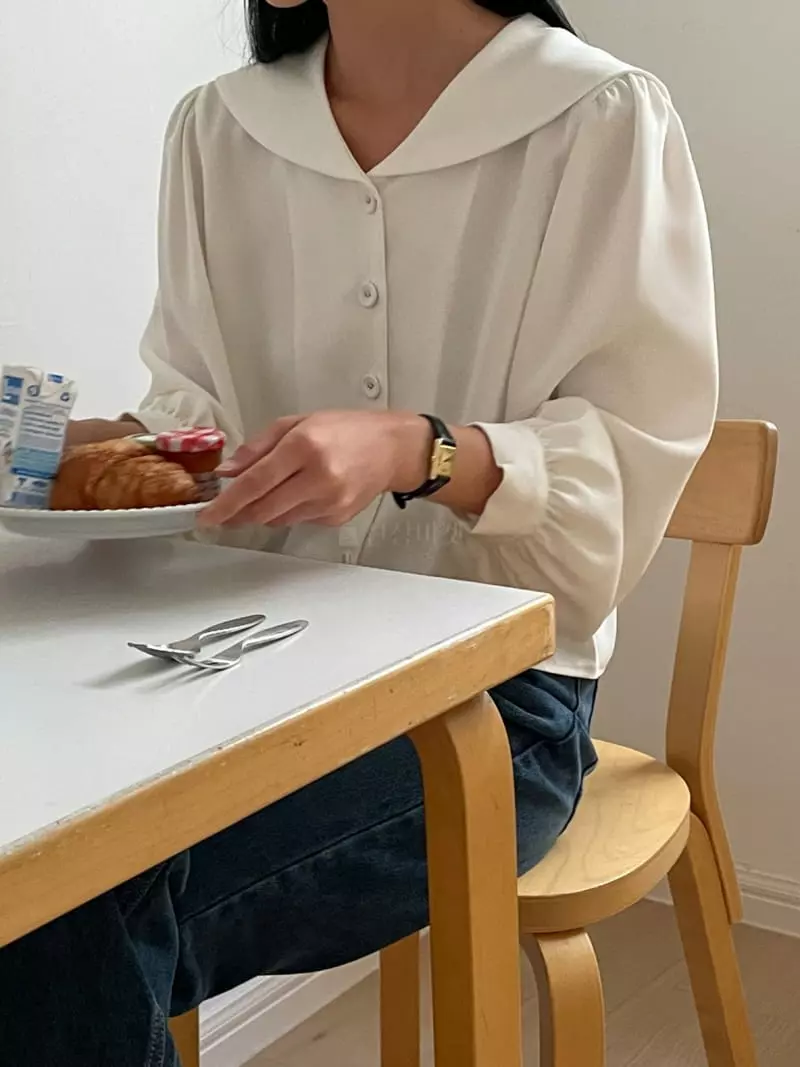 Very - Korean Women Fashion - #momslook - Mue Sailor Blouse - 5