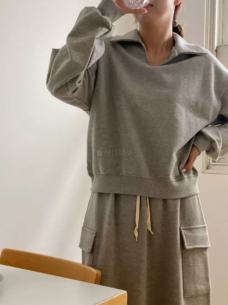 Very - Korean Women Fashion - #momslook - Burning Sweatshirt