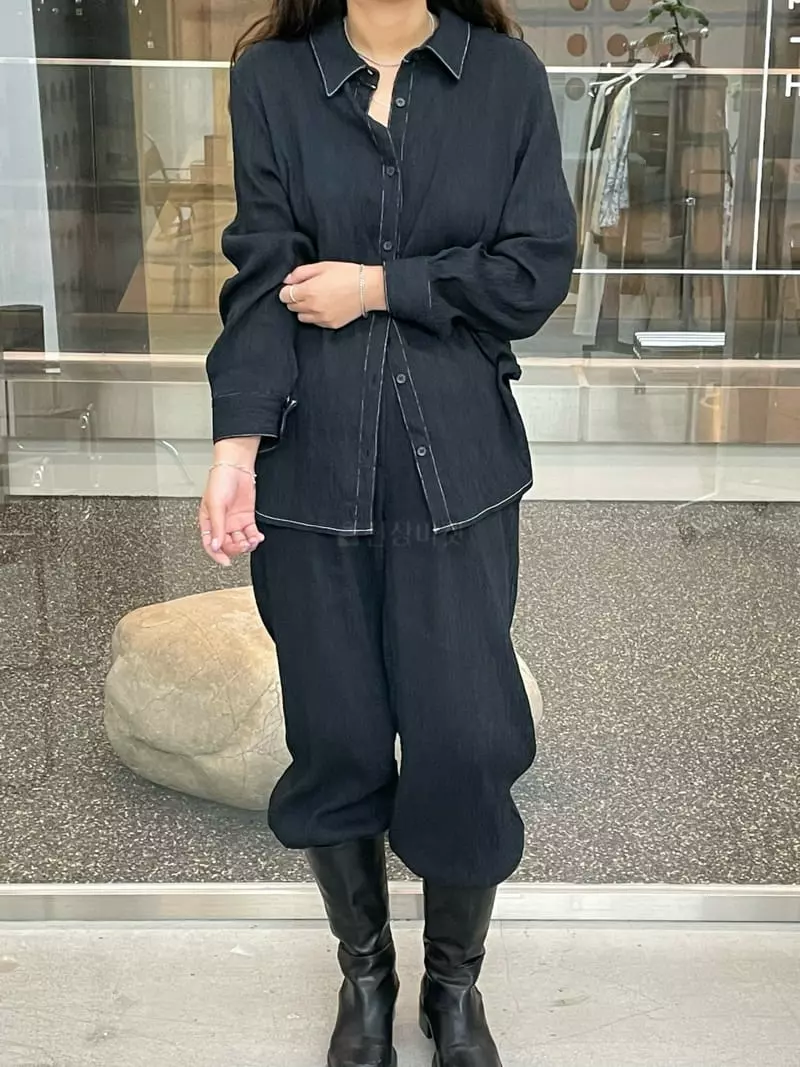 Very - Korean Women Fashion - #momslook - Biba Shirt - 2