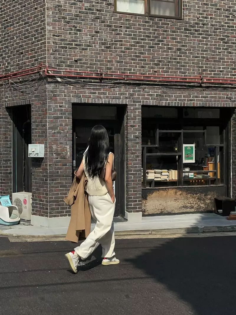 Very - Korean Women Fashion - #momslook - String Pants - 3