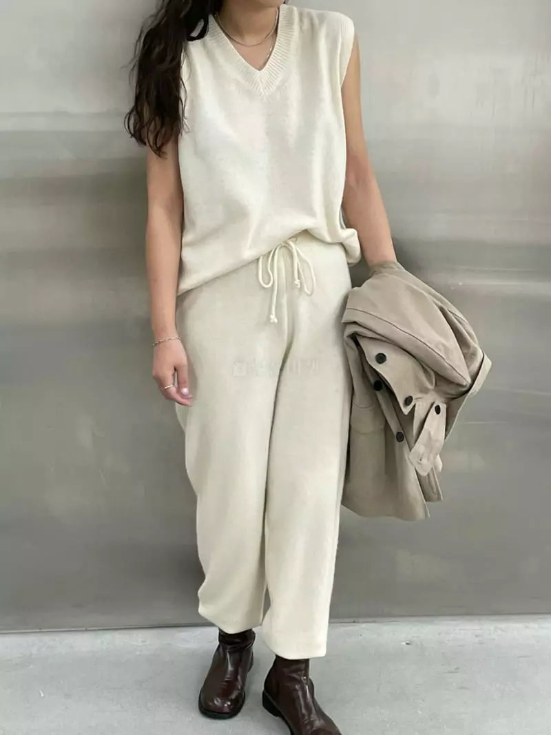 Very - Korean Women Fashion - #momslook - Jac Merry Knit Pants - 12