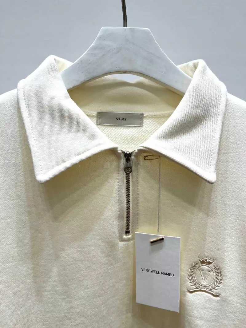 Very - Korean Women Fashion - #momslook - Collar Sweatshirt - 11