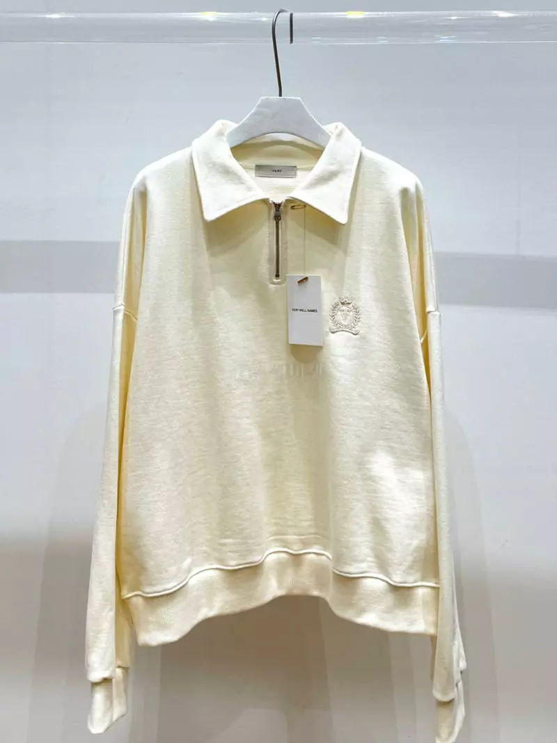 Very - Korean Women Fashion - #momslook - Collar Sweatshirt - 9
