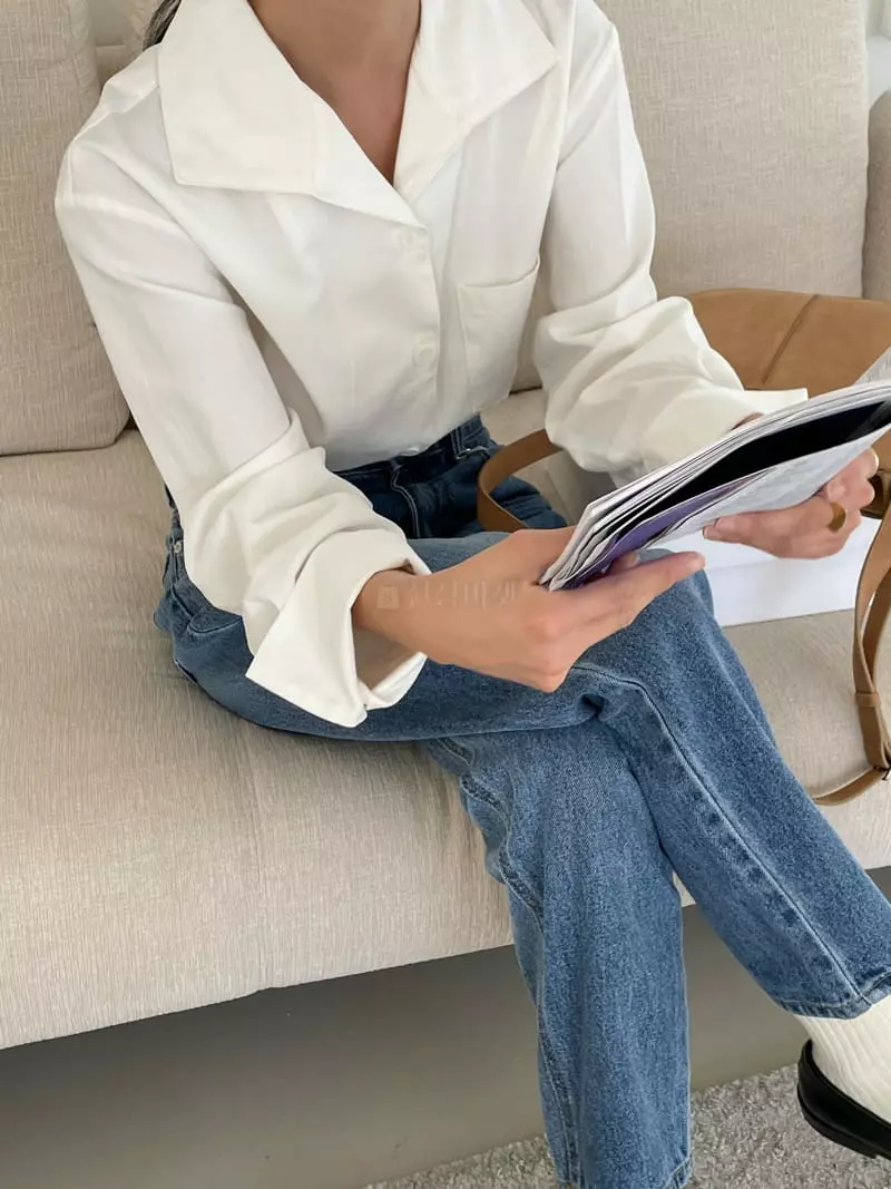 Very - Korean Women Fashion - #momslook - Coad Shirt - 10