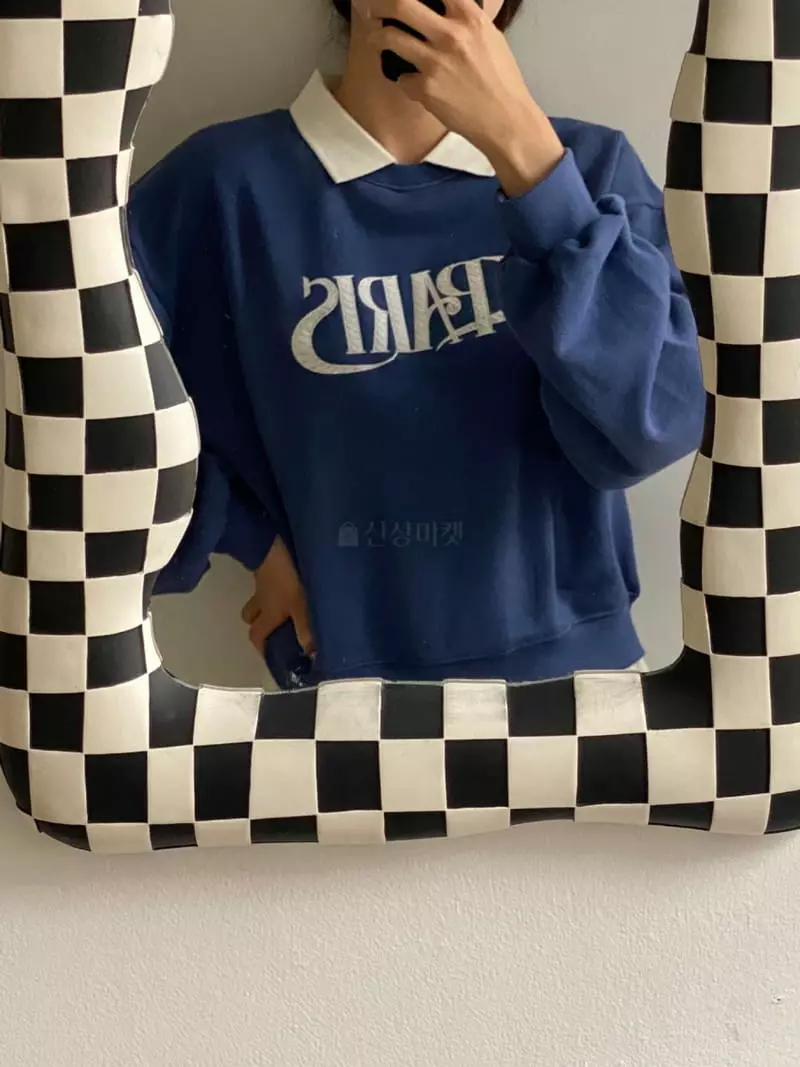 Very - Korean Women Fashion - #momslook - Paris Sweatshirt - 10