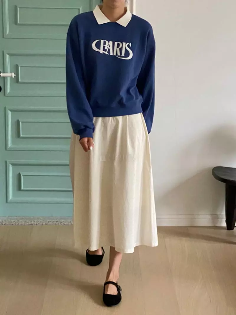 Very - Korean Women Fashion - #momslook - Paris Sweatshirt - 2