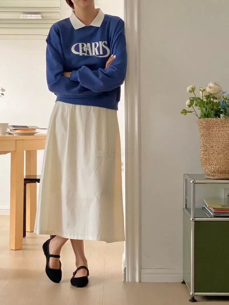 Very - Korean Women Fashion - #momslook - Paris Sweatshirt - 6