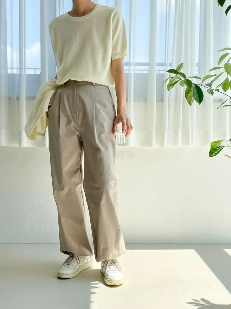 Very - Korean Women Fashion - #momslook - Hano Round Knit Tee - 5