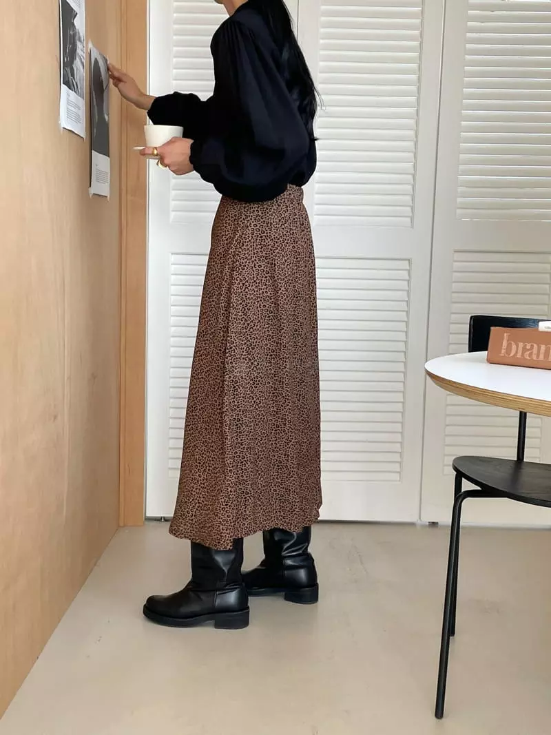 Very - Korean Women Fashion - #momslook - Leopard Skirt - 3