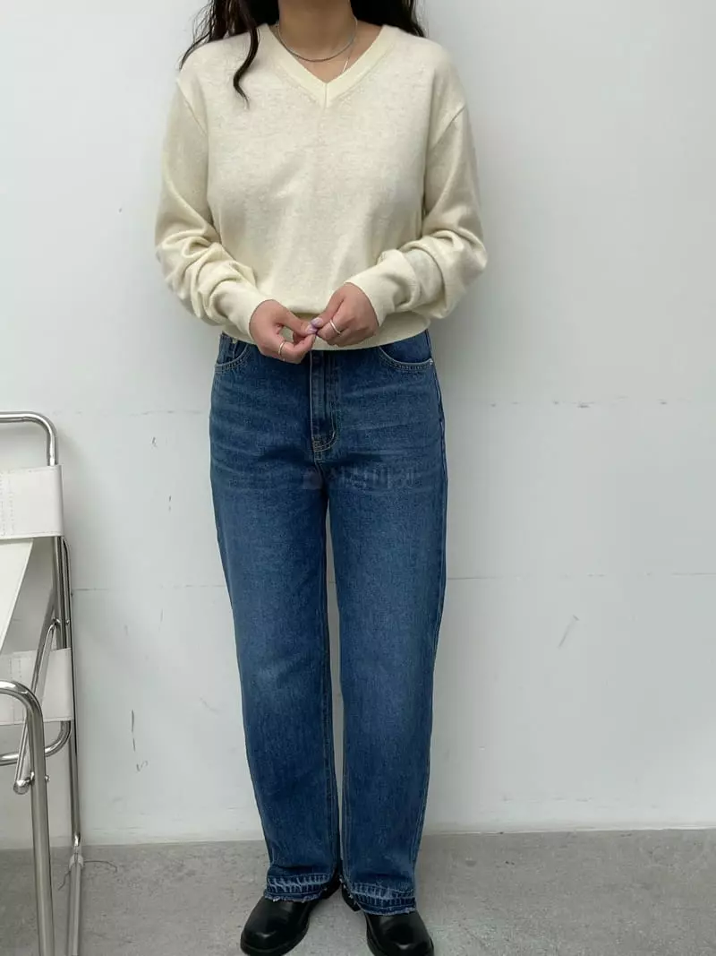 Very - Korean Women Fashion - #pursuepretty - Shine V Tee - 11