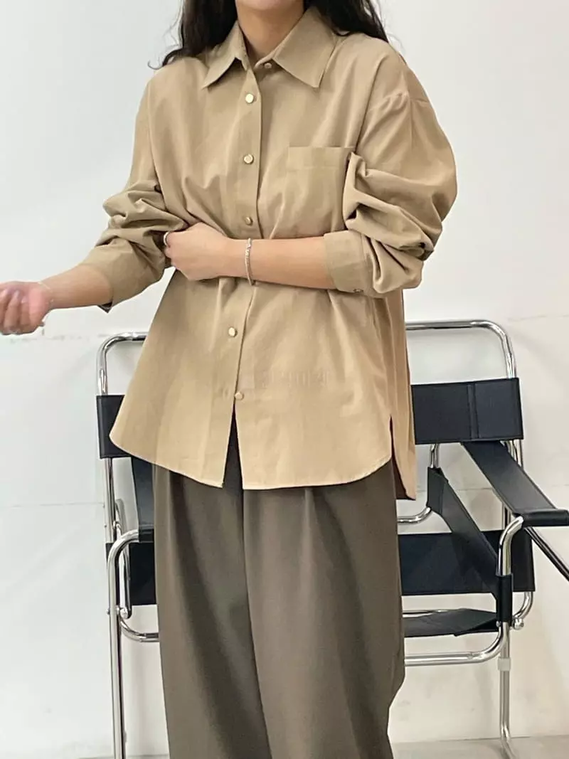 Very - Korean Women Fashion - #vintagekidsstyle - Ox Standard Shirt - 4