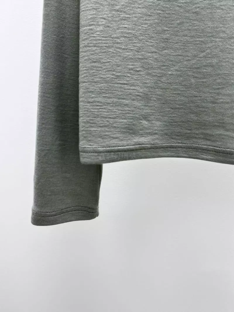 Very - Korean Women Fashion - #restrostyle - Marcaroon Tencel Turtleneck Tee - 5