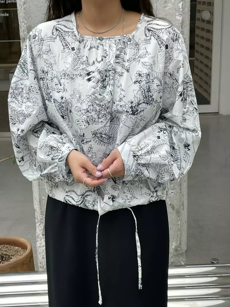 Very - Korean Women Fashion - #restrostyle - Mori Blouse