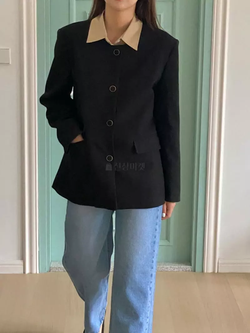 Very - Korean Women Fashion - #romanticstyle - Litell Round Jacket - 8