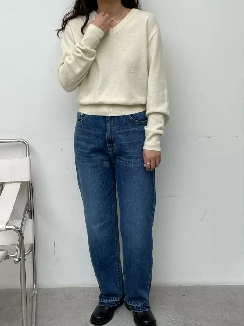 Very - Korean Women Fashion - #shopsmall - Lomo Jeans - 11