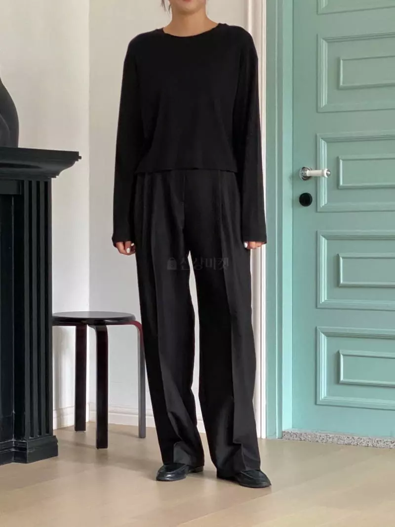 Very - Korean Women Fashion - #shopsmall - Maxy Tuck Pants - 6