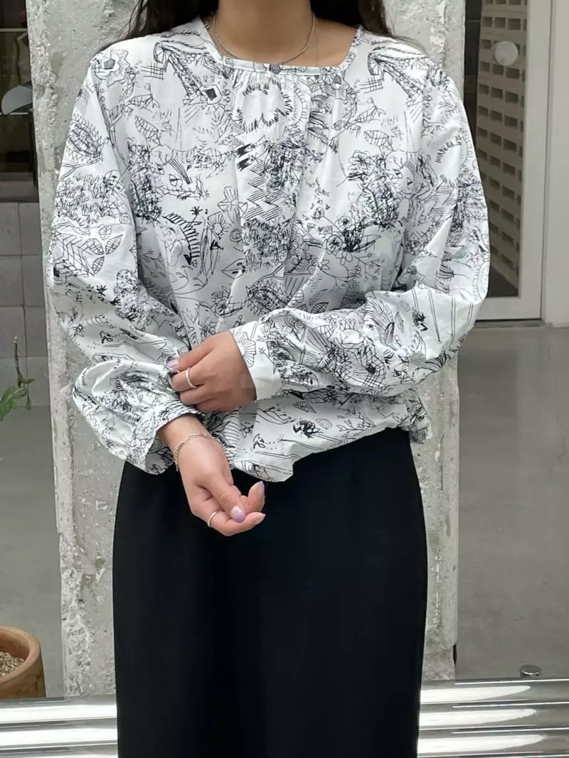 Very - Korean Women Fashion - #shopsmall - Mori Blouse - 3