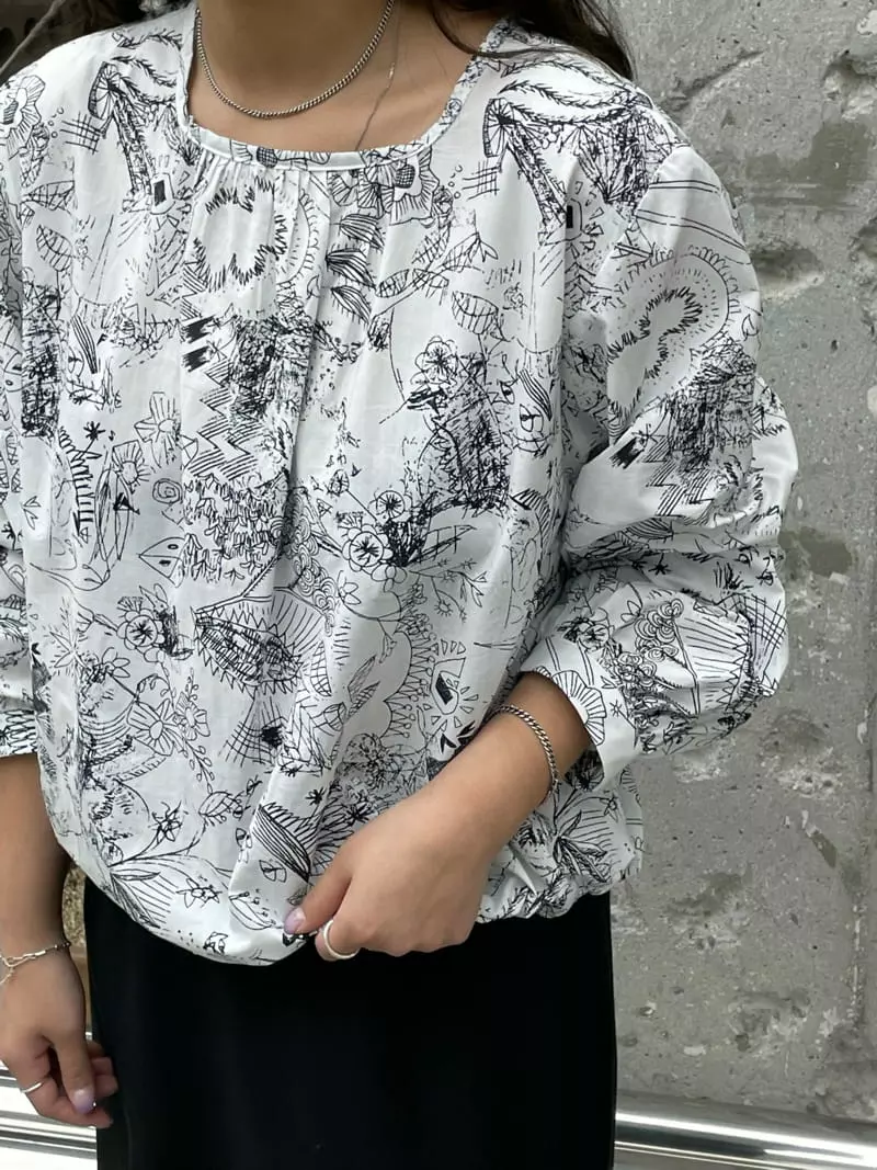 Very - Korean Women Fashion - #thelittlethings - Mori Blouse - 5