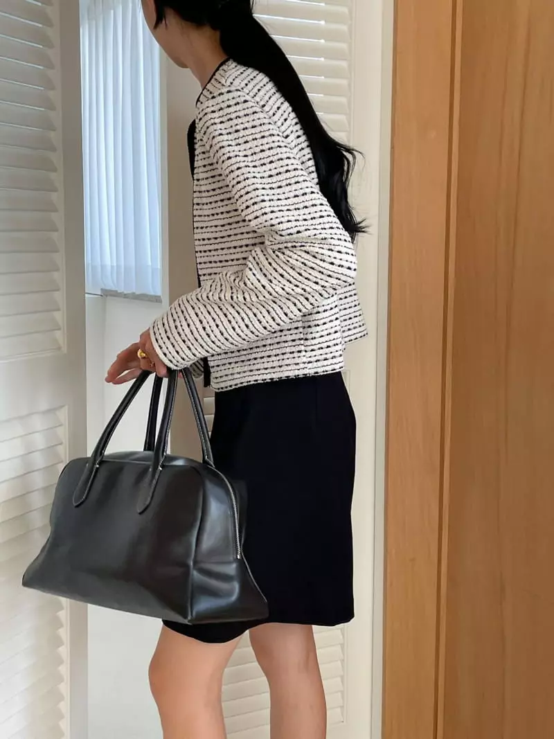 Very - Korean Women Fashion - #thelittlethings - Autumn Stripes Cardigan - 11