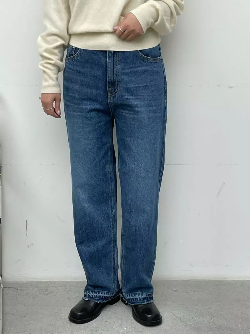 Very - Korean Women Fashion - #vintagekidsstyle - Lomo Jeans - 7