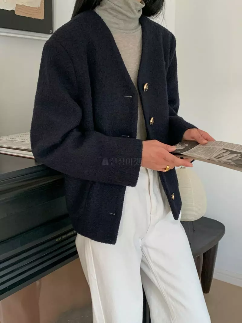 Very - Korean Women Fashion - #womensfashion - No Collar Jacket - 2