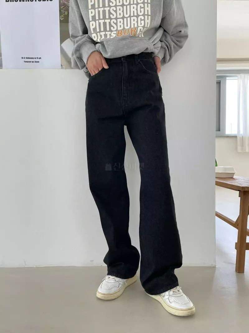 Very - Korean Women Fashion - #womensfashion - Lear Black Jeans