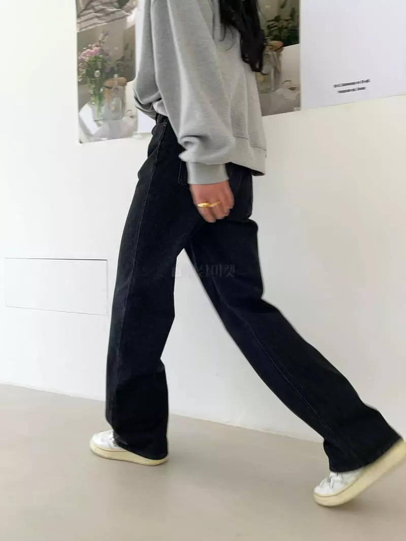 Very - Korean Women Fashion - #womensfashion - Lear Black Jeans - 3