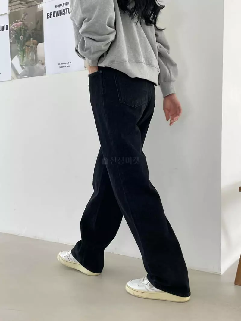 Very - Korean Women Fashion - #womensfashion - Lear Black Jeans - 7