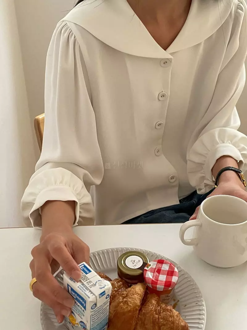 Very - Korean Women Fashion - #womensfashion - Mue Sailor Blouse - 8