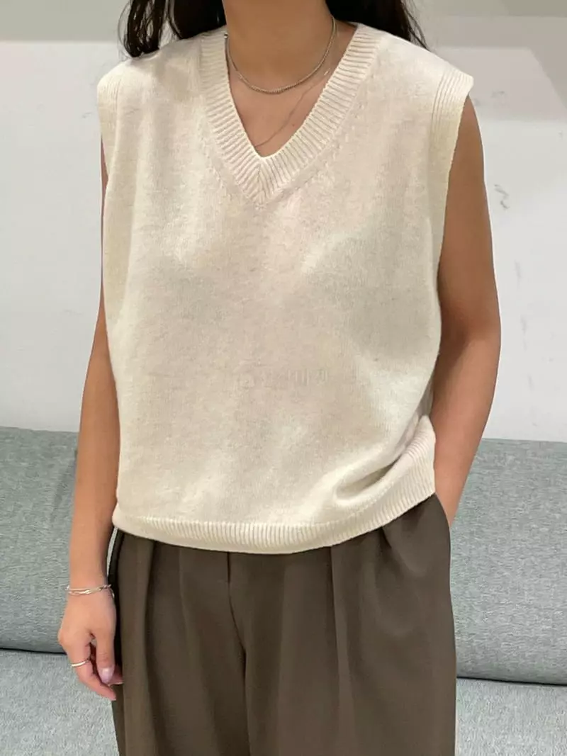 Very - Korean Women Fashion - #womensfashion - Mimi Vest Vest - 6