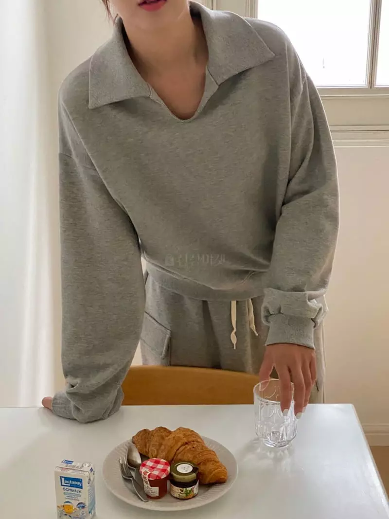 Very - Korean Women Fashion - #womensfashion - Burning Sweatshirt - 6