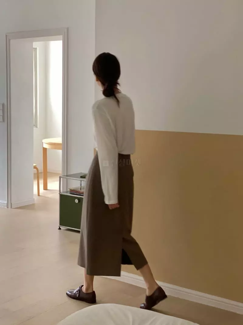 Very - Korean Women Fashion - #womensfashion - Bukin Modal Long Sleeves Tee - 3