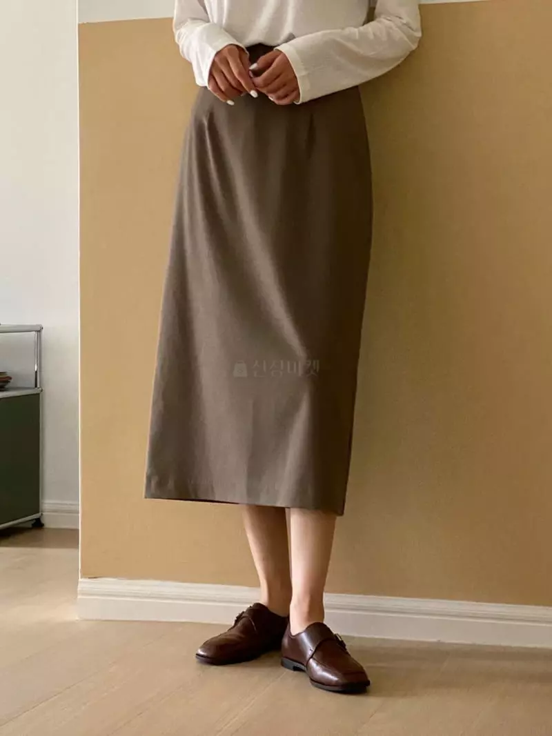 Very - Korean Women Fashion - #womensfashion - Moca Skirt